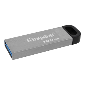Флеш-пам’ять Kingston Kyson DT USB3.2 128Gb Silver/Black