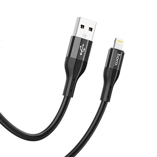 Кабель Hoco X72 USB to Lightning 2.4A 1м Black