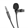 Петлічний мікрофон HOCO L14 3.5mm 2m Black 193850