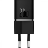 Зарядний пристрій Baseus GaN5 Mini Type-C 20W+кабель Type-C to Type-C 100W 1m Black 194230