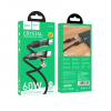 Кабель Hoco U116 Type-C to Type-C 60W 1.2m Black 193872