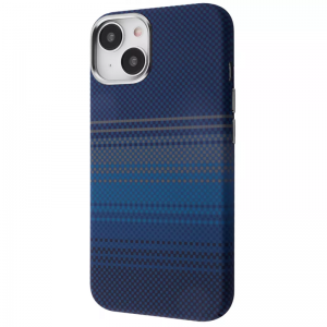 Чохол WAVE Gleam MagSafe для Iphone 14 Blue stripes