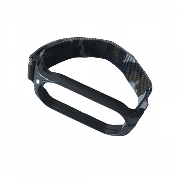 Ремінець Milanese Loop для Xiaomi Mi Band 3/4/5/6 Camouflage Brown