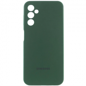 Чохол Silicone Cover для Samsung Galaxy A15 Зелений/Dark green