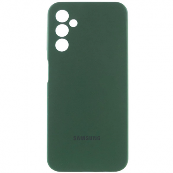Чохол Silicone Cover для Samsung Galaxy A15 Зелений/Dark green