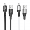 Кабель Hoco X72 USB to MicroUSB 2.4A 1м Black 193897