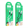 Кабель Hoco X72 USB to MicroUSB 2.4A 1м Black 193898