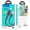 Кабель Hoco U117 USB to Lightning 2.4A 1.2m Black 193931