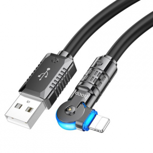Кабель Hoco U118 USB to Lightning 2.4A 1.2м Black