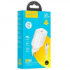Зарядний пристрій HOCO N22 Type-C PD25W+кабель Type-C to Type-C White 194007