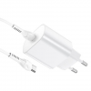Зарядний пристрій HOCO N22 Type-C PD25W+кабель Type-C to Type-C White 194009