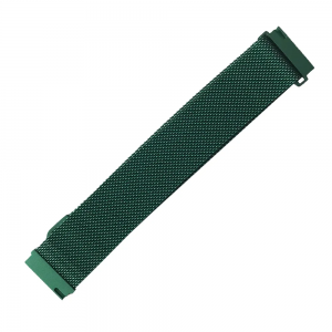 Ремінець Milanese Loop для Xiaomi Amazfit / Samsung 22 mm Forest green