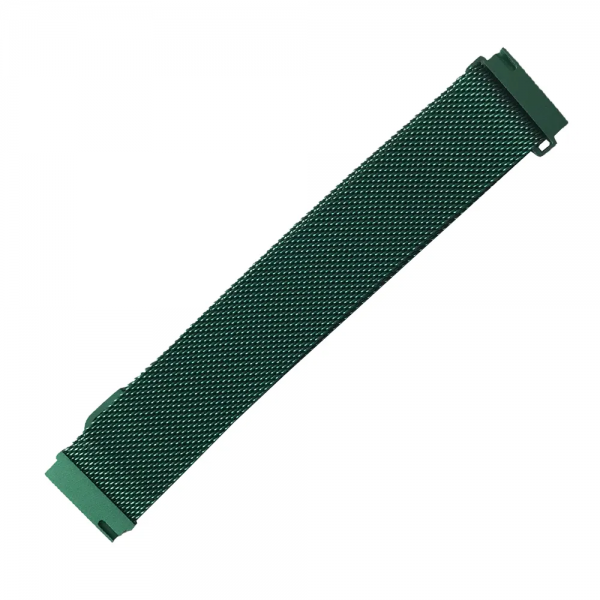 Ремінець Milanese Loop для Xiaomi Amazfit / Samsung 22 mm Forest green