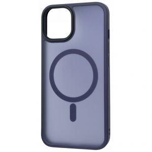 Чохол PHIBR Metal Buttons MagSafe для Iphone 12 Pro Max Deep Navy