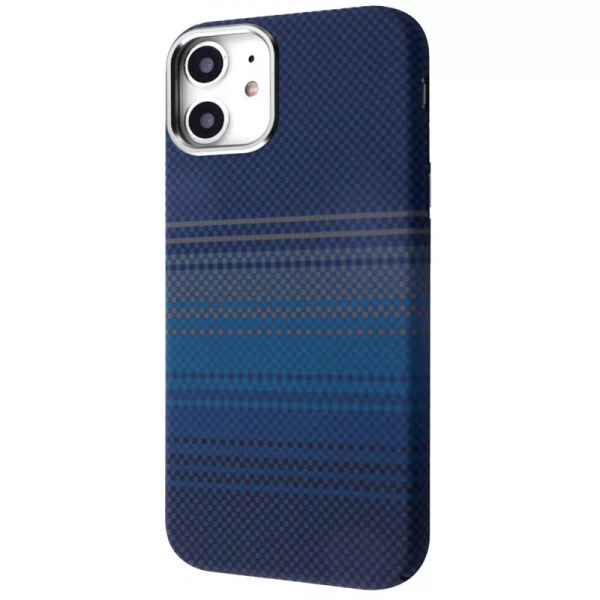 Чохол WAVE Gleam MagSafe для Iphone 12 / 12 Pro Blue stripes