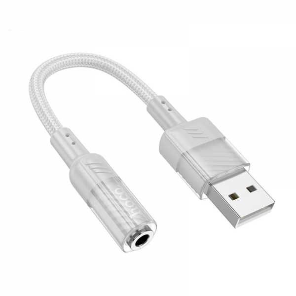Адаптер HOCO LS37 USB to 3.5mm Gray