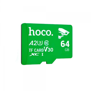 Карта пам’яті Hoco TF U3 V30 A2 Class 10 64GB Green
