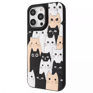 Чохол WAVE Doodle для Iphone 14 Pro Max Cats