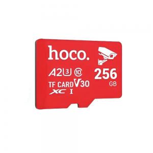 Карта пам’яті Hoco TF U3 V30 A2 Class 10 256GB Red