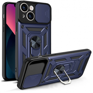 Протиударний чохол Camsh Serg Ring для Iphone 13 Синій