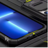 Протиударний чохол Camsh Army Ring Iphone 13 Black 194331