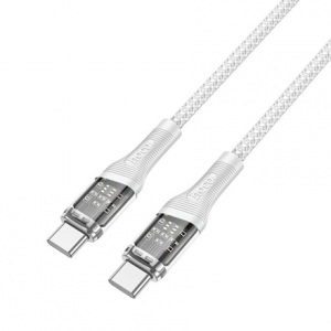Кабель Hoco U111 Type-C to Type-C 60W 1.2m Gray