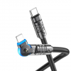 Кабель Hoco U118 Type-C to Lightning 3A 27W 1.2м Black 193805