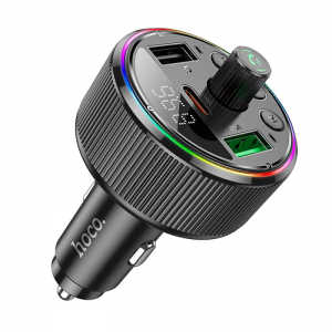 Автомобільний FM модулятор Hoco E82 PD30W+QC3.0 Gray
