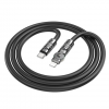 Кабель Hoco U118 Type-C to Lightning 3A 27W 1.2м Black 193806