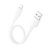 Кабель Hoco X96 USB to Lightning 12W 2.4A 0.25m White
