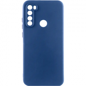 Чохол ETMA Liquid Silk Camera для Xiaomi Redmi Note 8T Синій/Navy Blue
