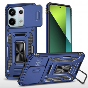 Протиударний чохол Camsh Army Ring для Xiaomi Redmi Note 13 Синій/Navy