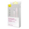 Кабель Baseus Explorer Temperature Control Type-C to Lightning 20W 1m Pink 194977