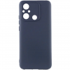 Чохол ETMA Liquid Silk Camera для Xiaomi Redmi 12C Синій/Midnight Blue