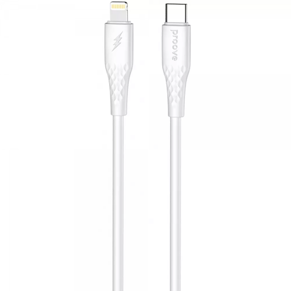 Кабель Proove GridLine Type-C to Lightning 27W 1m White