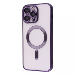 Чохол Metal Matte MagSafe для Iphone 14 Pro Max Deep purple