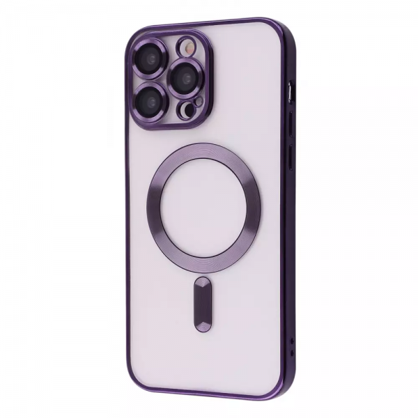 Чохол Metal Matte MagSafe для Iphone 14 Pro Max Deep purple