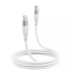 Кабель Proove Soft Silicone Type-C to Lightning 27W 1м White