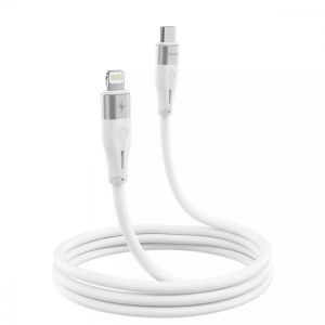 Кабель Proove Soft Silicone Type-C to Lightning 27W 1м White
