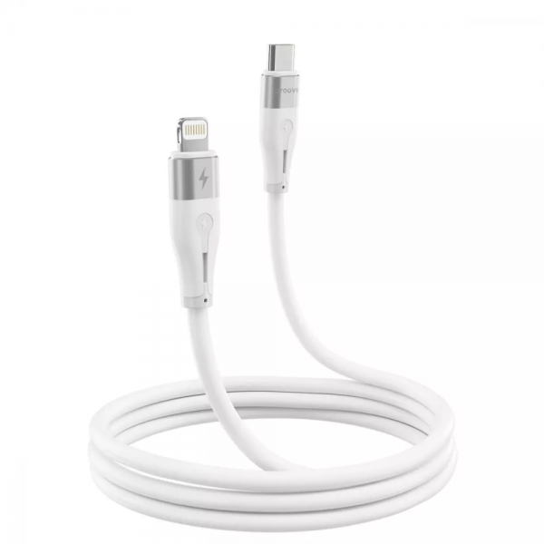 Кабель Proove Soft Silicone Type-C to Lightning 27W 1м White