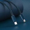 Кабель Baseus High Density Braided Type-C to Lightning PD 20W 1m Blue 195014