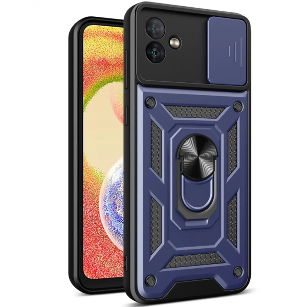 Протиударний чохол Camsh Serg Ring для Samsung Galaxy A06 Синій