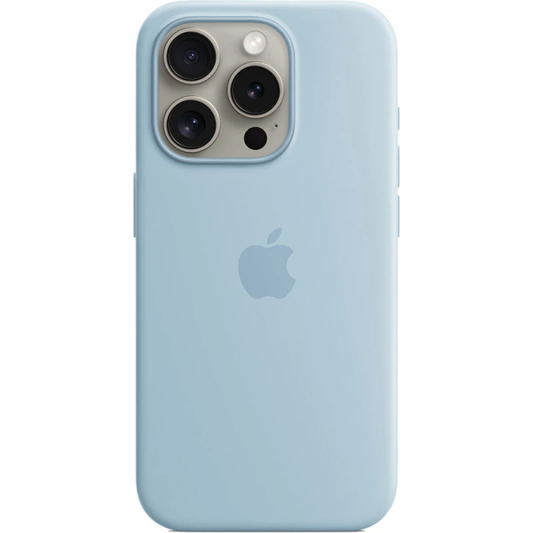 Чохол Silicone case Magsafe для Iphone 15 Pro Max Baby Blue