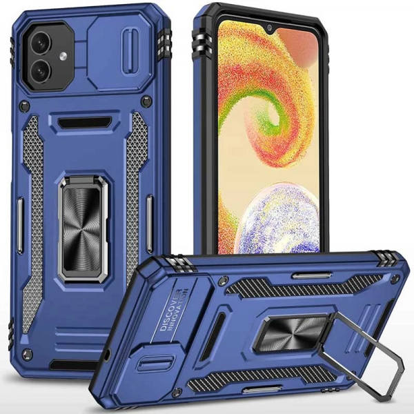 Протиударний чохол Camsh Army Ring Samsung Galaxy A06 Синій/Navy