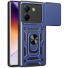 Протиударний чохол Camsh Serg Ring для Xiaomi Poco M7 Pro 5G Синій