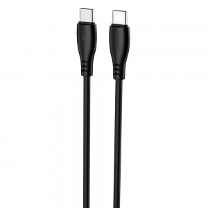 Кабель Proove Simple Silicone Type-C to Type-C 60W 2m Black