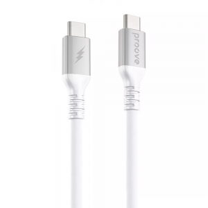 Кабель Proove ReGen Silicone Type-C to Type-C 60W 1m White