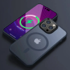 Чохол Metal Buttons MagSafe Colorful для Iphone 13 Pro Navy Blue 196329