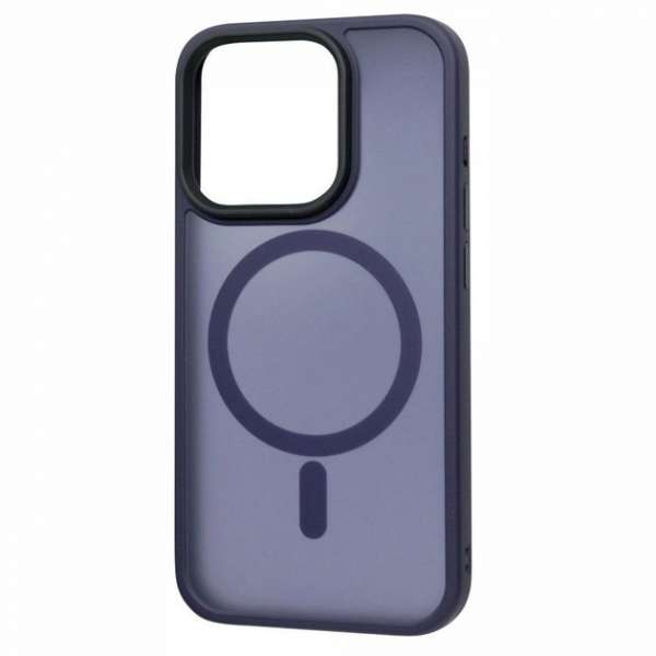 Чохол PHIBR Metal Buttons MagSafe для Iphone 16 Pro Deep Navy