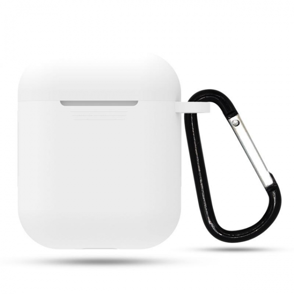 Чохол Silicone Case для Apple Airpods 1/2 White